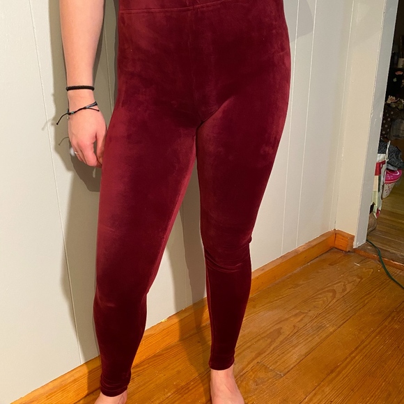 Pants - Velvet Leggings